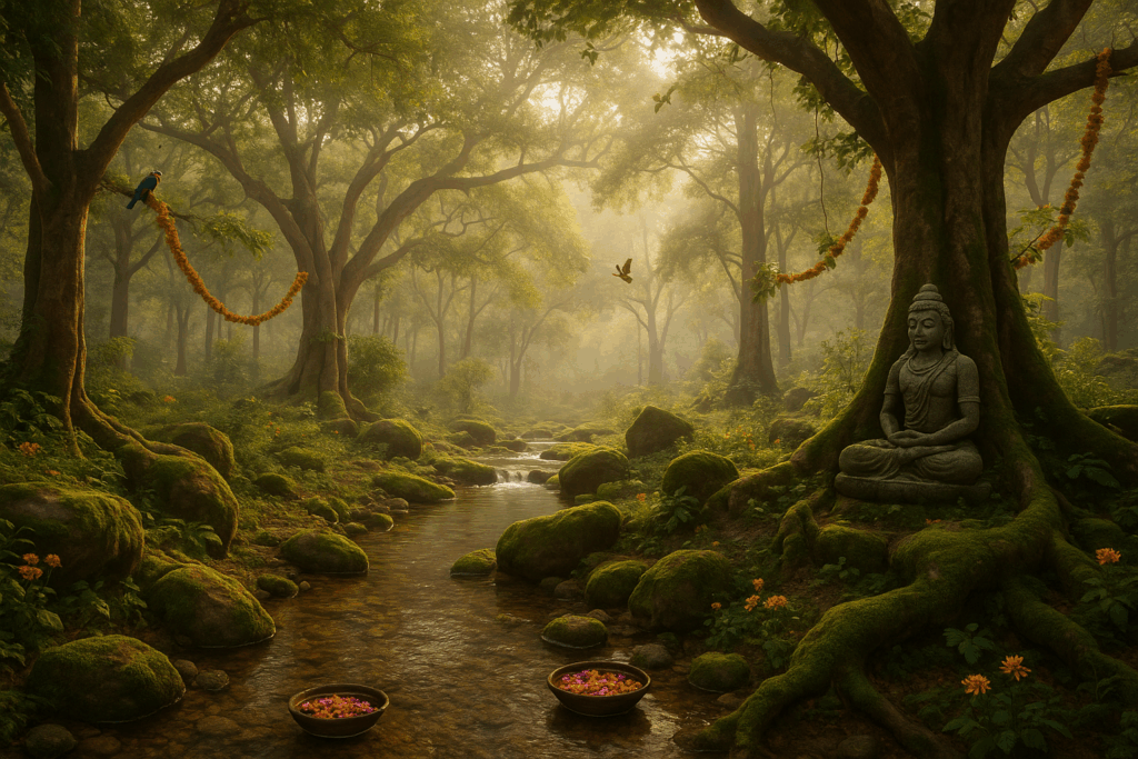 Scrade Grooves Ancient India's Sacred Groves - Kendryx